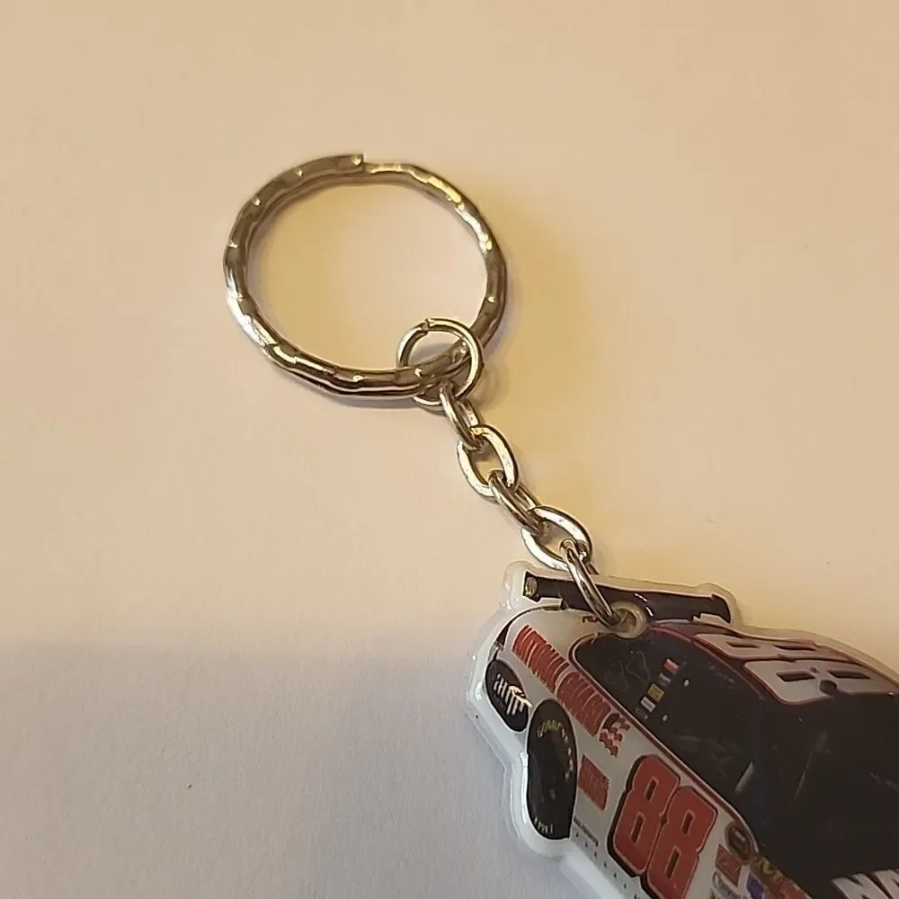 88 Nascar Racecar Car Puff Keychain National Guard Sponserd Chevrolet Impala 55
